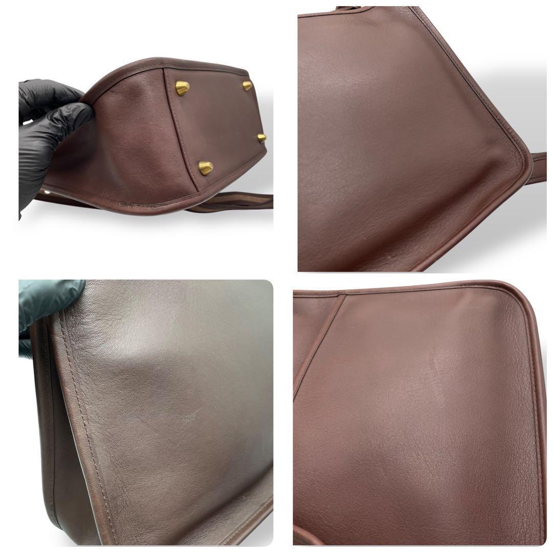 極美品 COACH オールドコーチ ショルダーバッグ ブラウン 斜め 極美品 COACH オールドコーチ ショルダーバッグ ブラウン 斜め