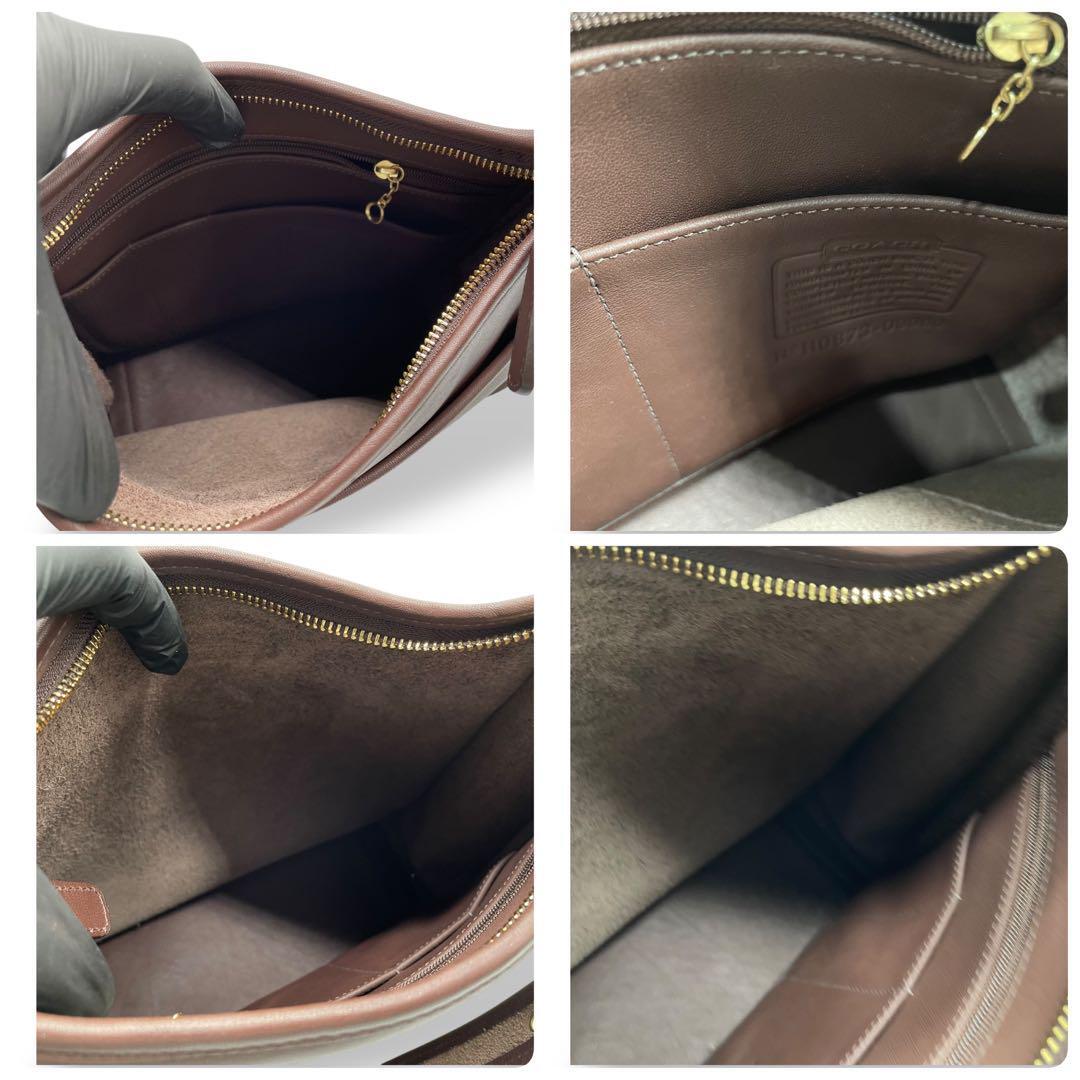 極美品 COACH オールドコーチ ショルダーバッグ ブラウン 斜め 極美品 COACH オールドコーチ ショルダーバッグ ブラウン 斜め
