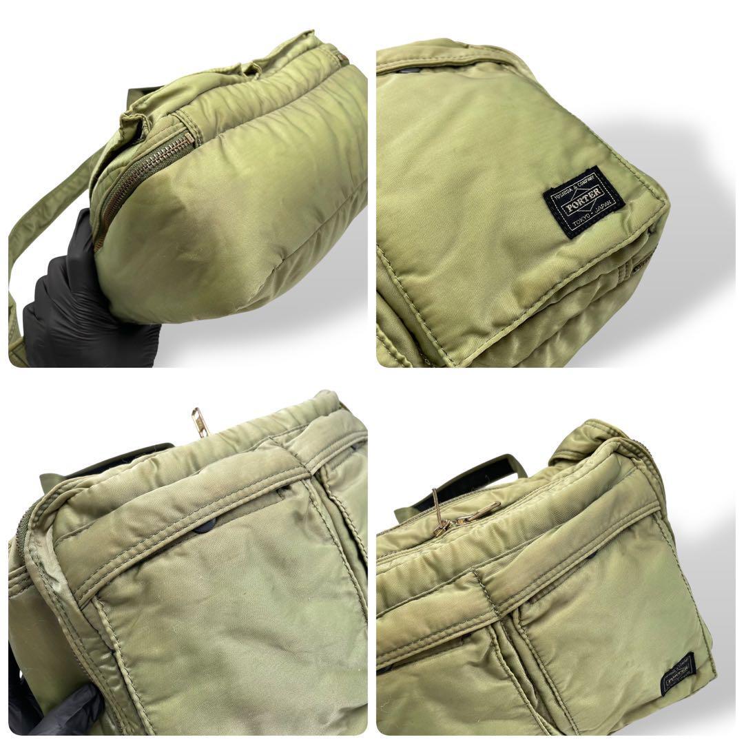 美品 PORTER ポーター タンカー ショルダーバッグ 廃盤2層式 美品 PORTER ポーター タンカー ショルダーバッグ 廃盤2層式