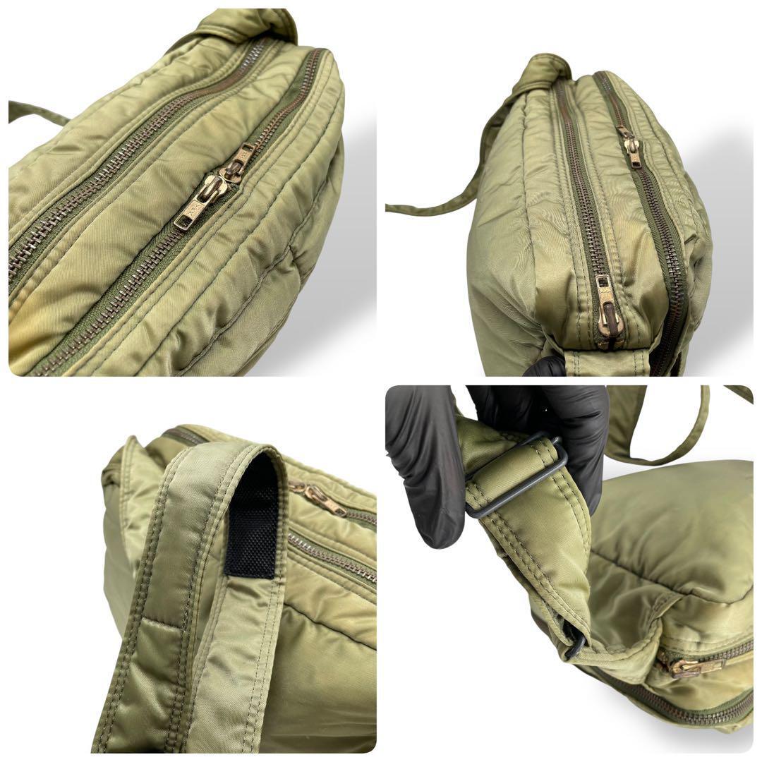 美品 PORTER ポーター タンカー ショルダーバッグ 廃盤2層式 美品 PORTER ポーター タンカー ショルダーバッグ 廃盤2層式