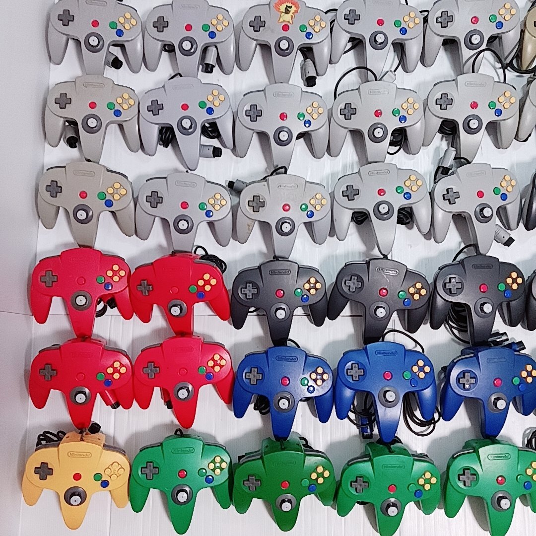ニンテンドー64 NINTENDO64 コントローラー 56点まとめ売り 動作 ニンテンドー64 NINTENDO64 コントローラー 56点まとめ売り 動作