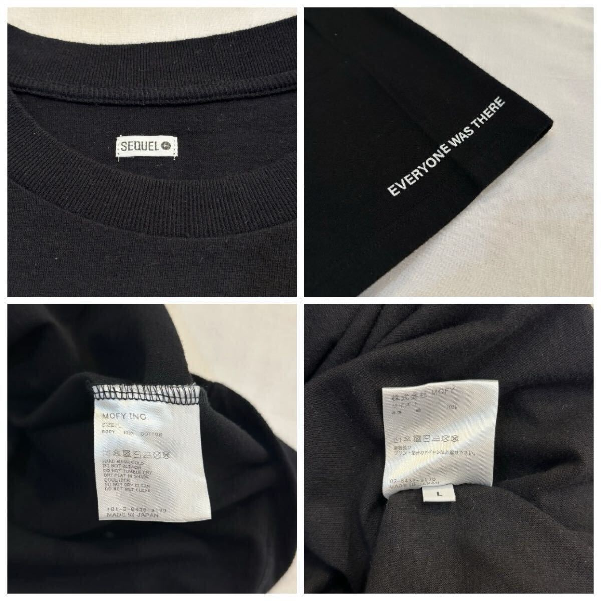 SEQUEL シークエル EVERYONE WAS THERE S/S T-Shirt Tee 21SS SEQUEL シークエル EVERYONE WAS THERE S/S T-Shirt Tee 21SS