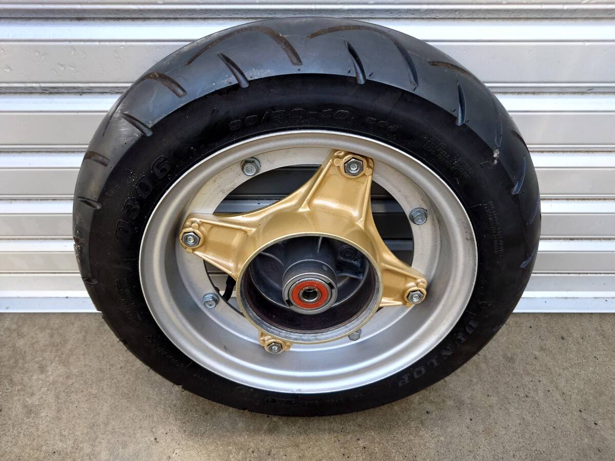 ホンダ シャリー ダックス 純正 4本ハブ フロントホイール 中古 ホンダ シャリー ダックス 純正 4本ハブ フロントホイール 中古