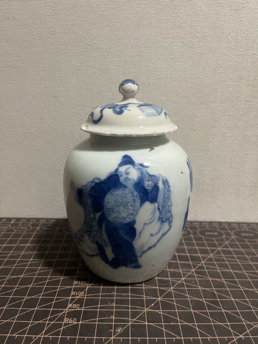 中国骨董 古染付 人形 唐物 陶器 壺 花瓶 成化年製 古美術(清 中国骨董 古染付 人形 唐物 陶器 壺 花瓶 成化年製 古美術(清