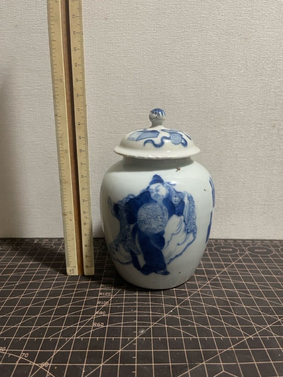 中国骨董 古染付 人形 唐物 陶器 壺 花瓶 成化年製 古美術(清 中国骨董 古染付 人形 唐物 陶器 壺 花瓶 成化年製 古美術(清