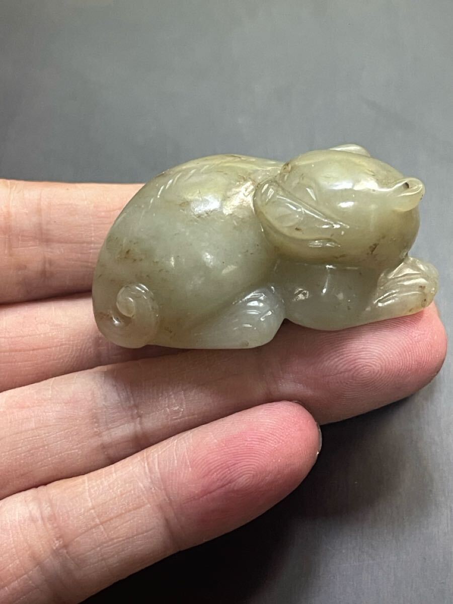 中国 古玉 和田玉 玉彫 獣 時代物 唐物 彫刻 中国美術 白玉 砡 中国 古玉 和田玉 玉彫 獣 時代物 唐物 彫刻 中国美術 白玉 砡