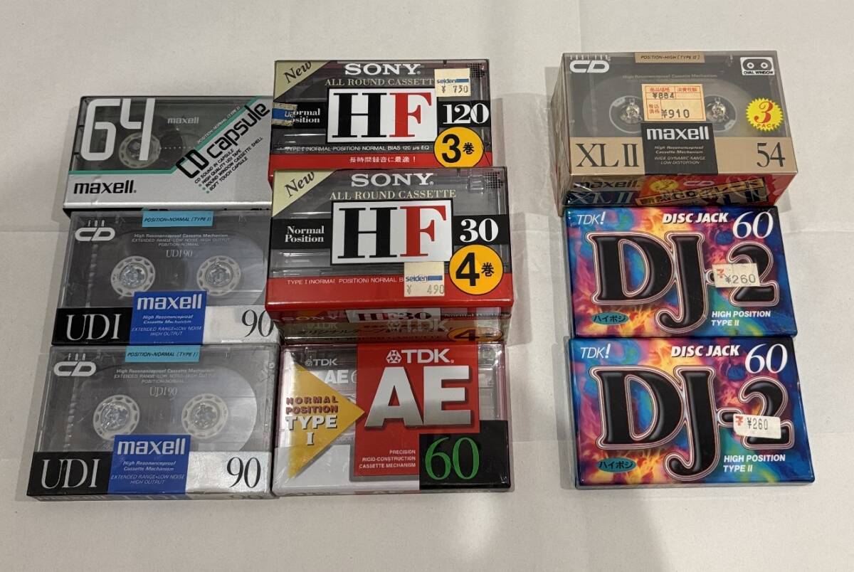 新品カセットテープ ハイポジション ノーマルポジション 16巻 新品カセットテープ ハイポジション ノーマルポジション 16巻