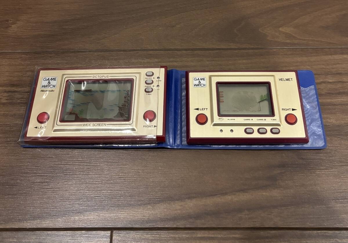 ゲームウォッチ 2台セット オクトパス ヘルメット GAME&WATCH ゲームウォッチ 2台セット オクトパス ヘルメット GAME&WATCH
