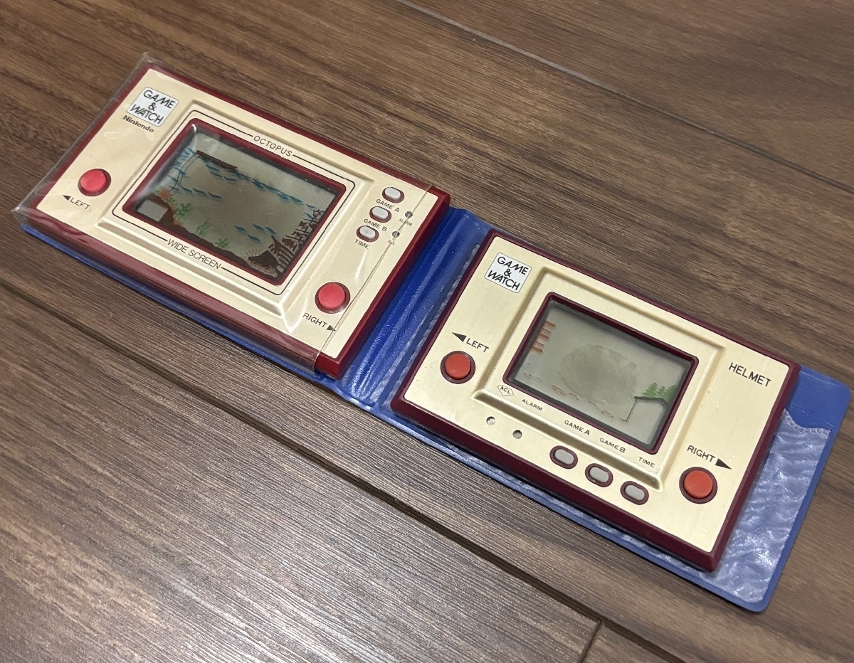 ゲームウォッチ 2台セット オクトパス ヘルメット GAME&WATCH ゲームウォッチ 2台セット オクトパス ヘルメット GAME&WATCH