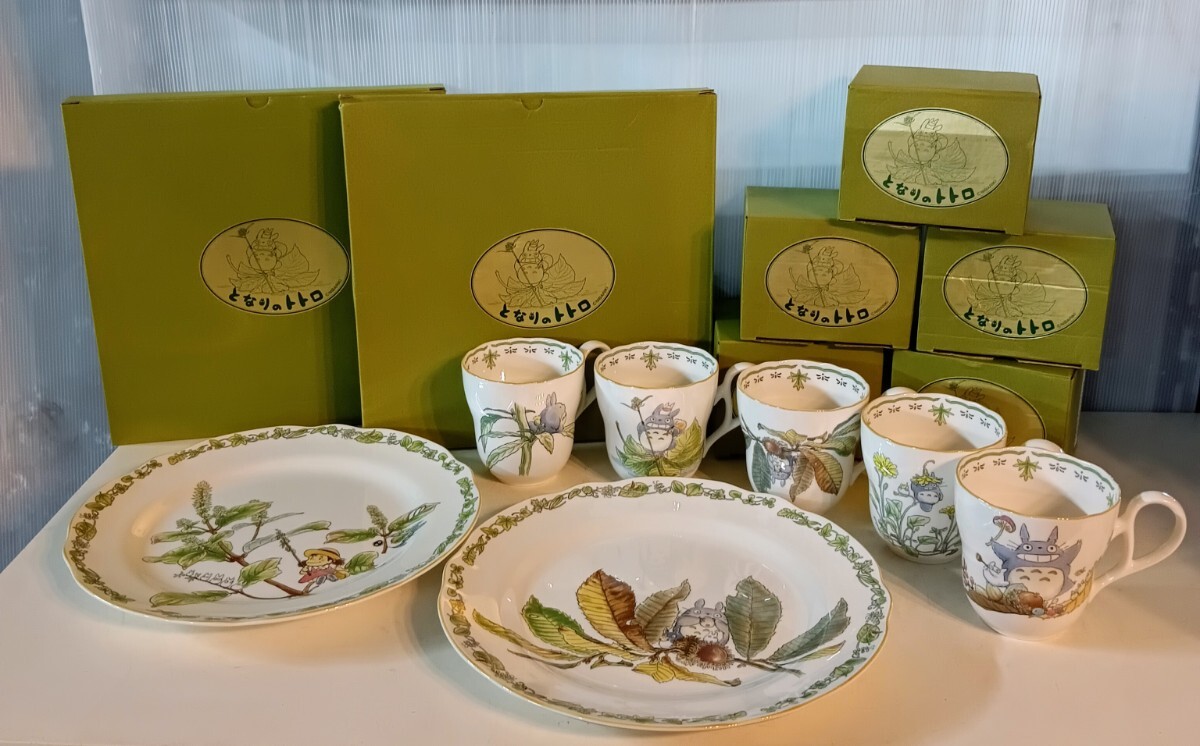 1円スタート】ジブリ となりのトトロ Noritake まとめ 食器 丸 1円スタート】ジブリ となりのトトロ Noritake まとめ 食器 丸