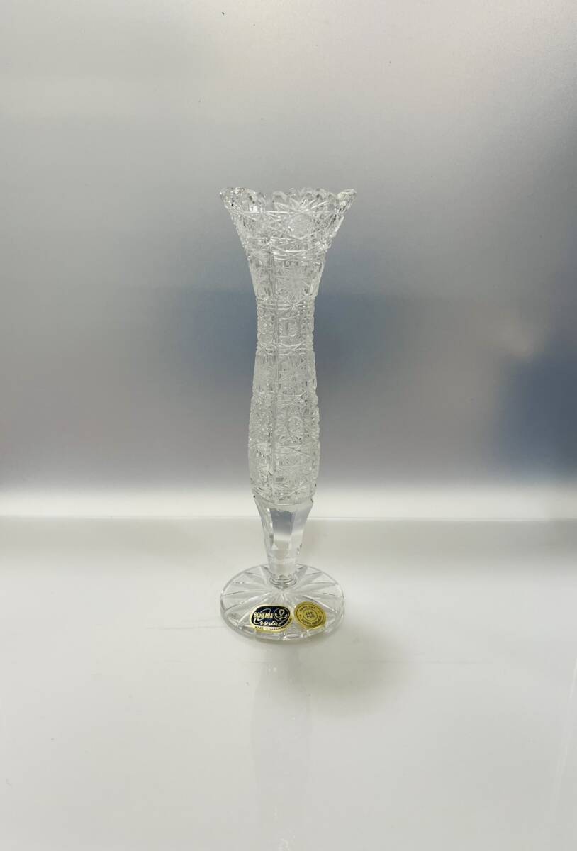 AH94 BOHEMIA CRYSTAL ボヘミアクリスタル ガラス 一輪挿し 花瓶 AH94 BOHEMIA CRYSTAL ボヘミアクリスタル ガラス 一輪挿し 花瓶
