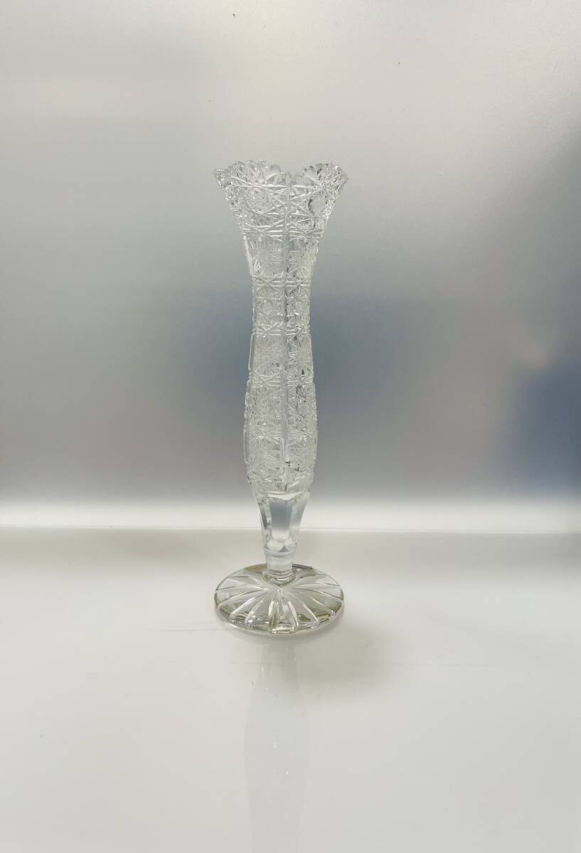AH94 BOHEMIA CRYSTAL ボヘミアクリスタル ガラス 一輪挿し 花瓶 AH94 BOHEMIA CRYSTAL ボヘミアクリスタル ガラス 一輪挿し 花瓶