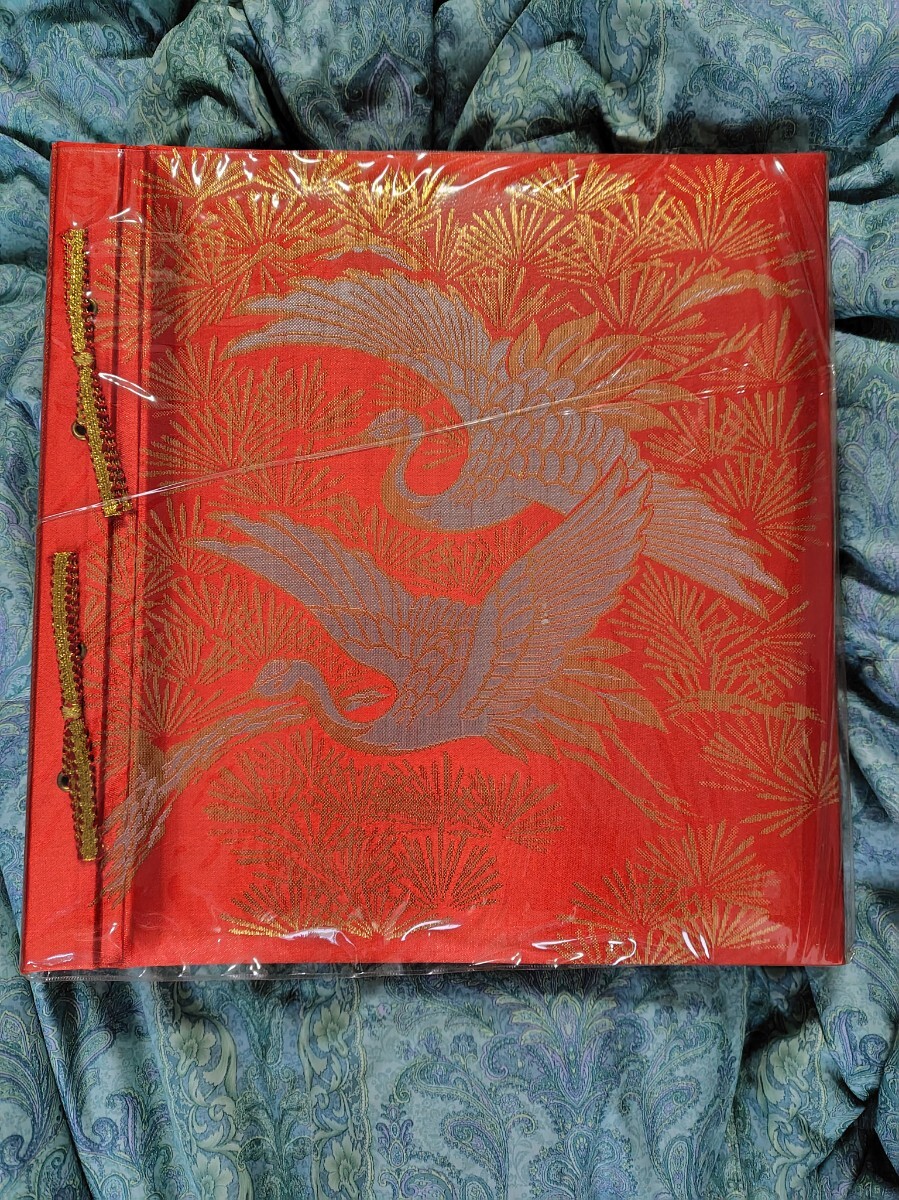 壽 最高級(jí) アルバム ナカバヤシ フエルアルバム Lsize Lサイズ 婚禮用 鶴 LK-1 壽