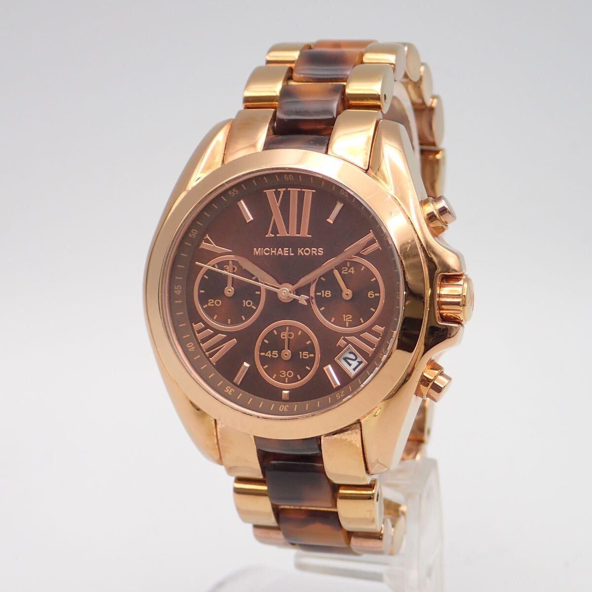 お03145【美品】MICHAEL KORS マイケルコース/クオーツ お03145【美品】MICHAEL KORS マイケルコース/クオーツ