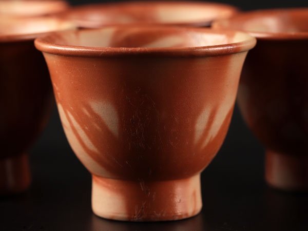 流】木村陶峰 備前焼 煎茶器揃 共箱 LA869(急須、土瓶)|売買 流】木村陶峰 備前焼 煎茶器揃 共箱 LA869(急須、土瓶)|売買