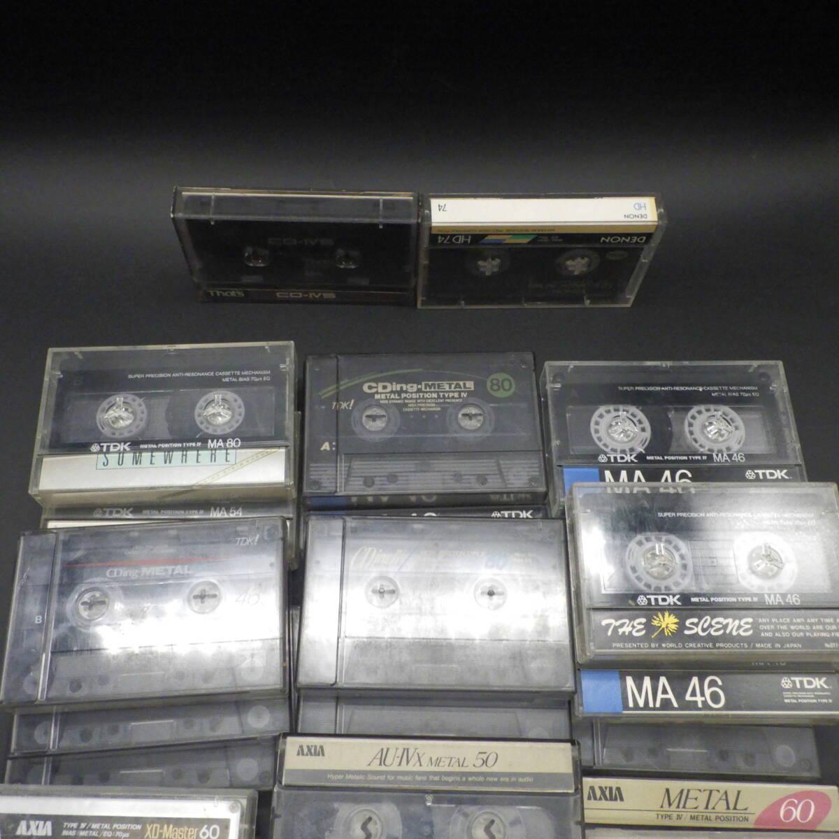 カセットテープ】TDK AXIA SONY DENON That's METAL メタル