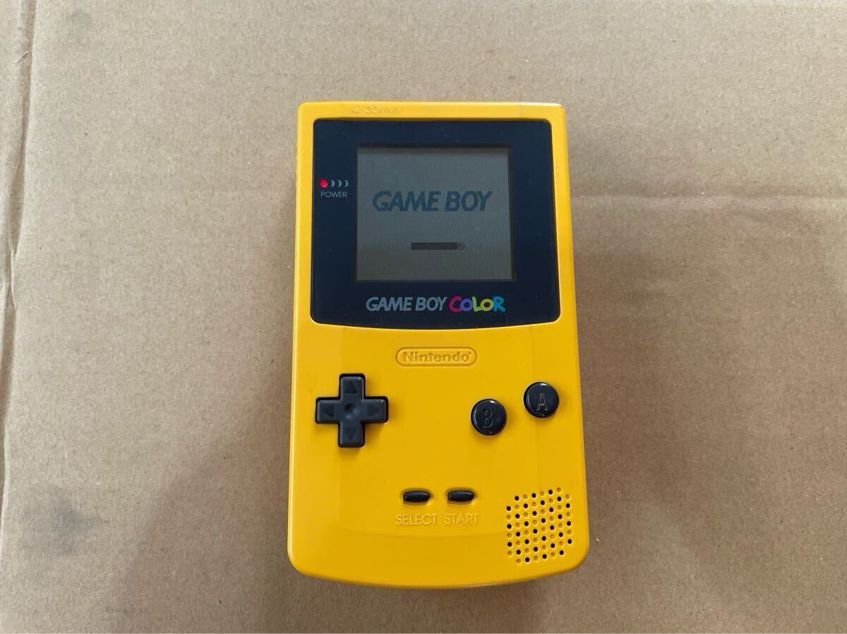 ゲームボーイカラー イエロー CGB-001 任天堂 Nintendo GAME BOY ゲームボーイカラー イエロー CGB-001 任天堂 Nintendo GAME BOY