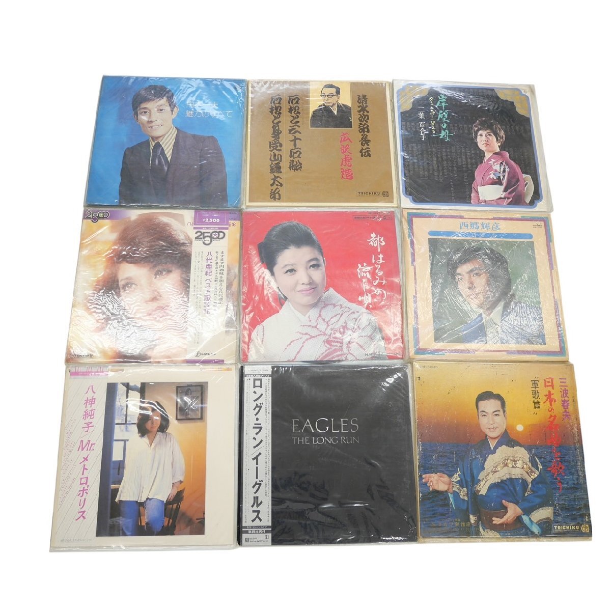 1円スタート レコード まとめ60点セット 八代亜紀 都はるみ 舟木