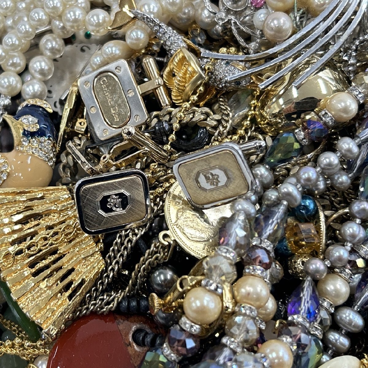 1円スタート イミテーション アクセサリー 大量 まとめ メッキ