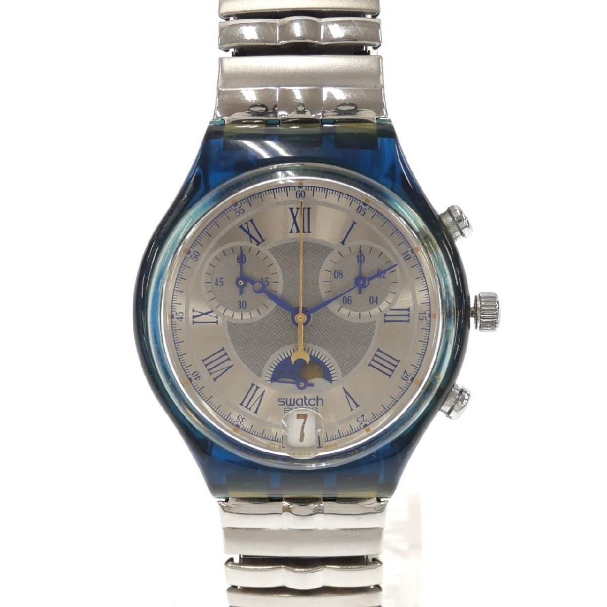 1円スタート SWATCH スウォッチ メンズ 腕時計 クロノグラフ 1円スタート SWATCH スウォッチ メンズ 腕時計 クロノグラフ