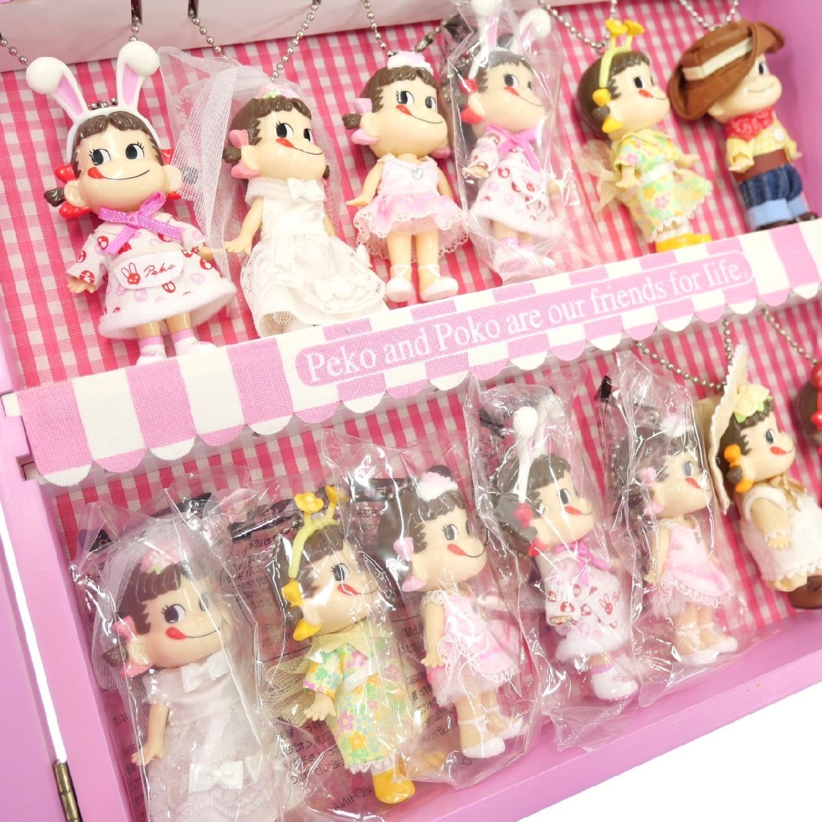 不二家 ペコちゃん プリティ アイドル フィギュア キーホルダー