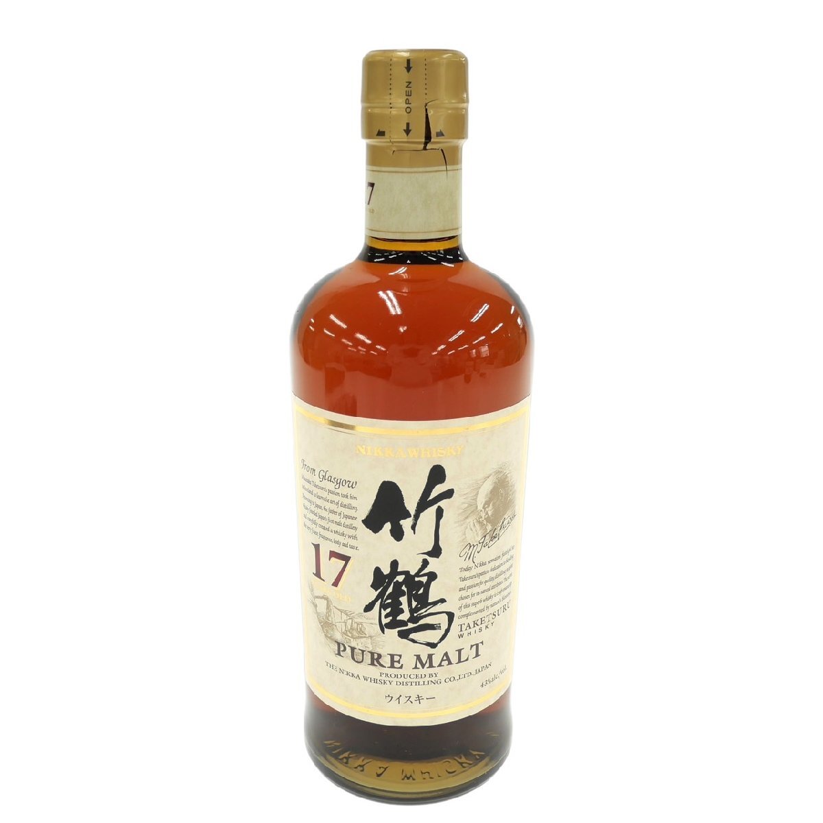 1円スタート 未開栓 NIKKA WHISKY ニッカウイスキー 竹鶴 17年 1円スタート 未開栓 NIKKA WHISKY ニッカウイスキー 竹鶴 17年