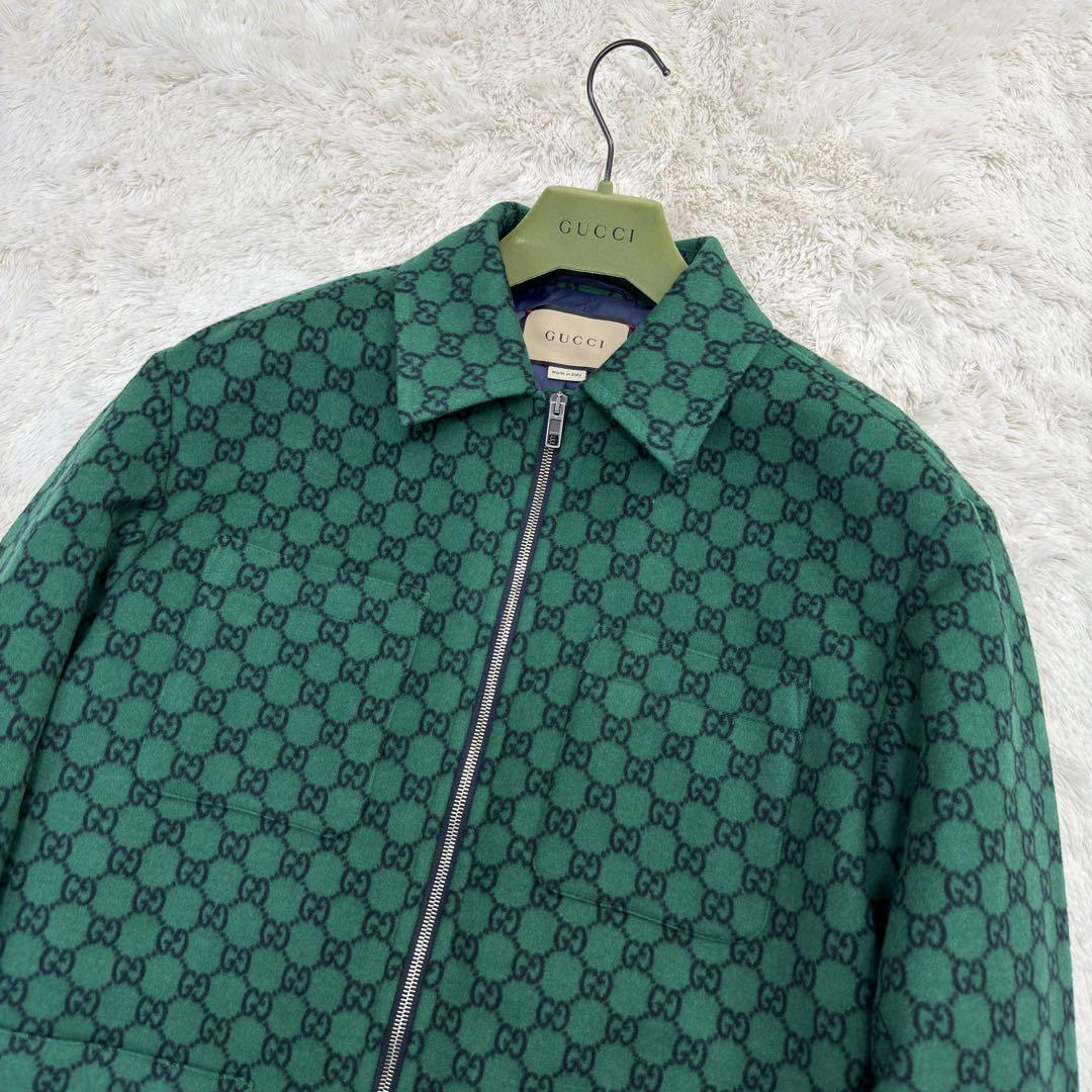 24SS/現行/希少/未使用級/グッチ◎GUCCI GG ウールフランネル 24SS/現行/希少/未使用級/グッチ◎GUCCI GG ウールフランネル