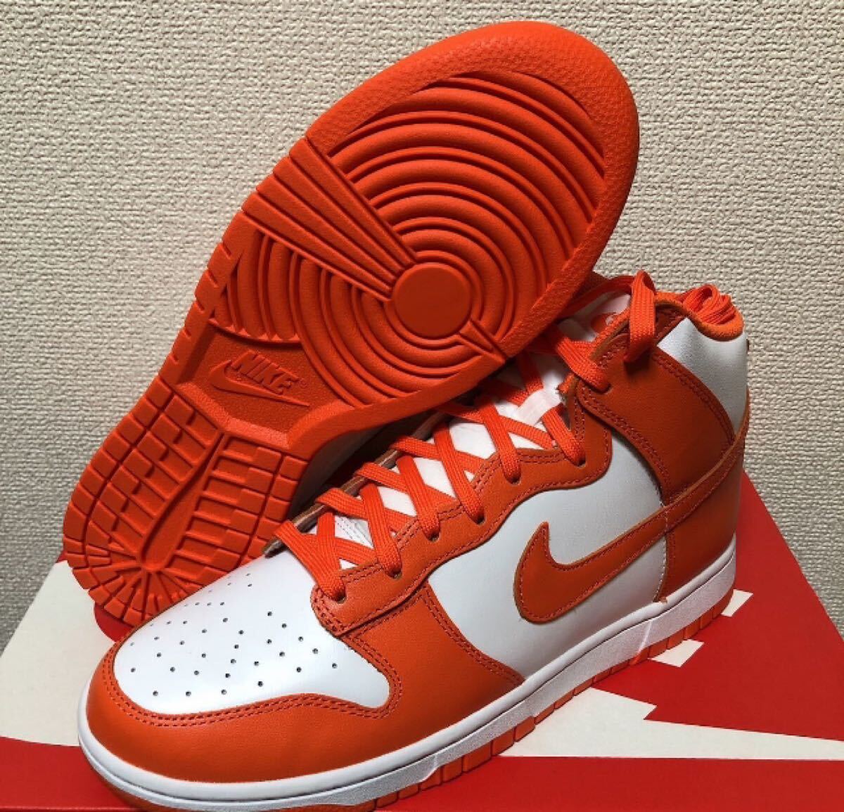 新品 未使用 黒タグ NIKE DUNK HIGH SP SYRACUSE WHITE ORANGE 新品 未使用 黒タグ NIKE DUNK HIGH SP SYRACUSE WHITE ORANGE