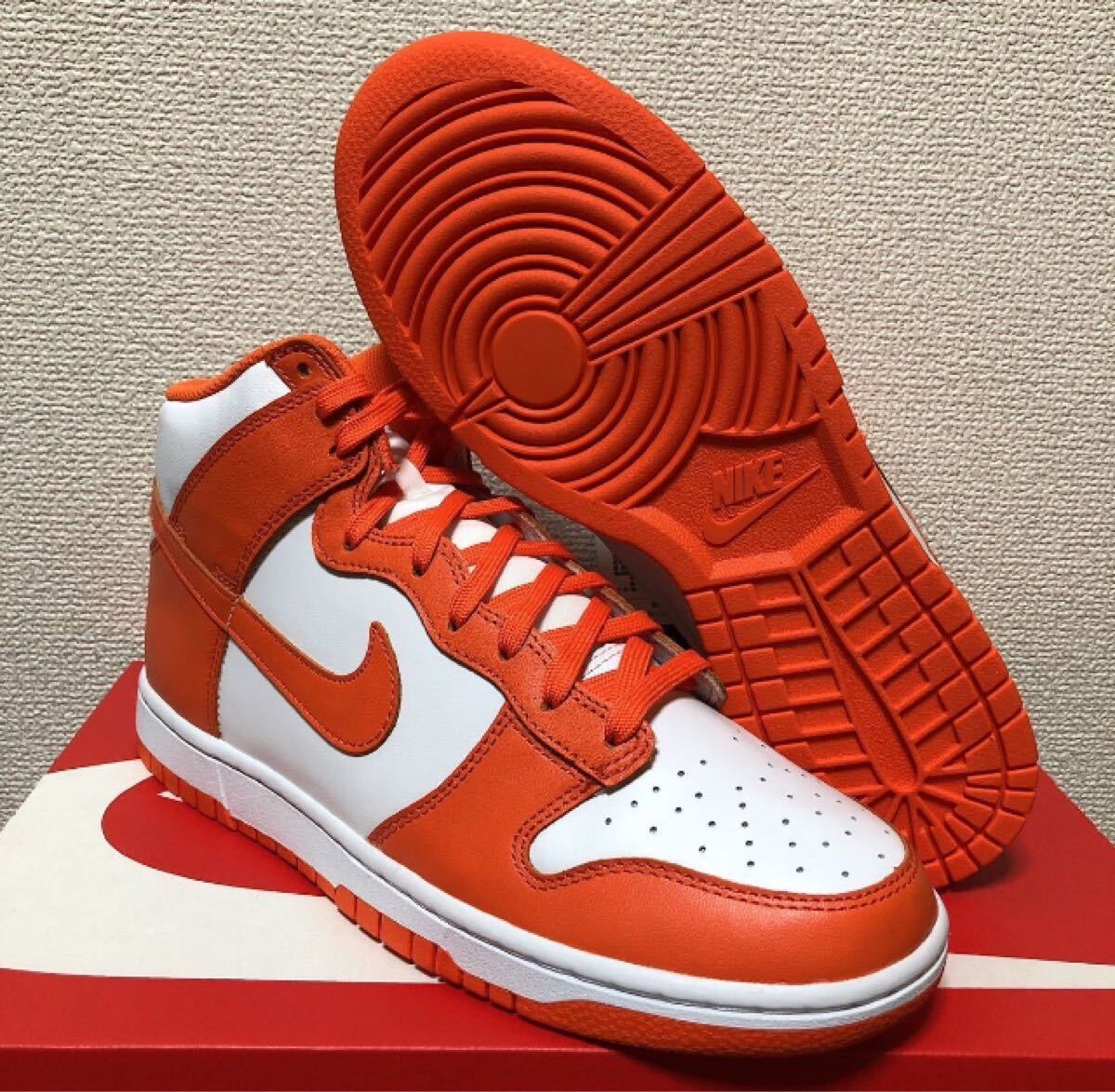 新品 未使用 黒タグ NIKE DUNK HIGH SP SYRACUSE WHITE ORANGE 新品 未使用 黒タグ NIKE DUNK HIGH SP SYRACUSE WHITE ORANGE