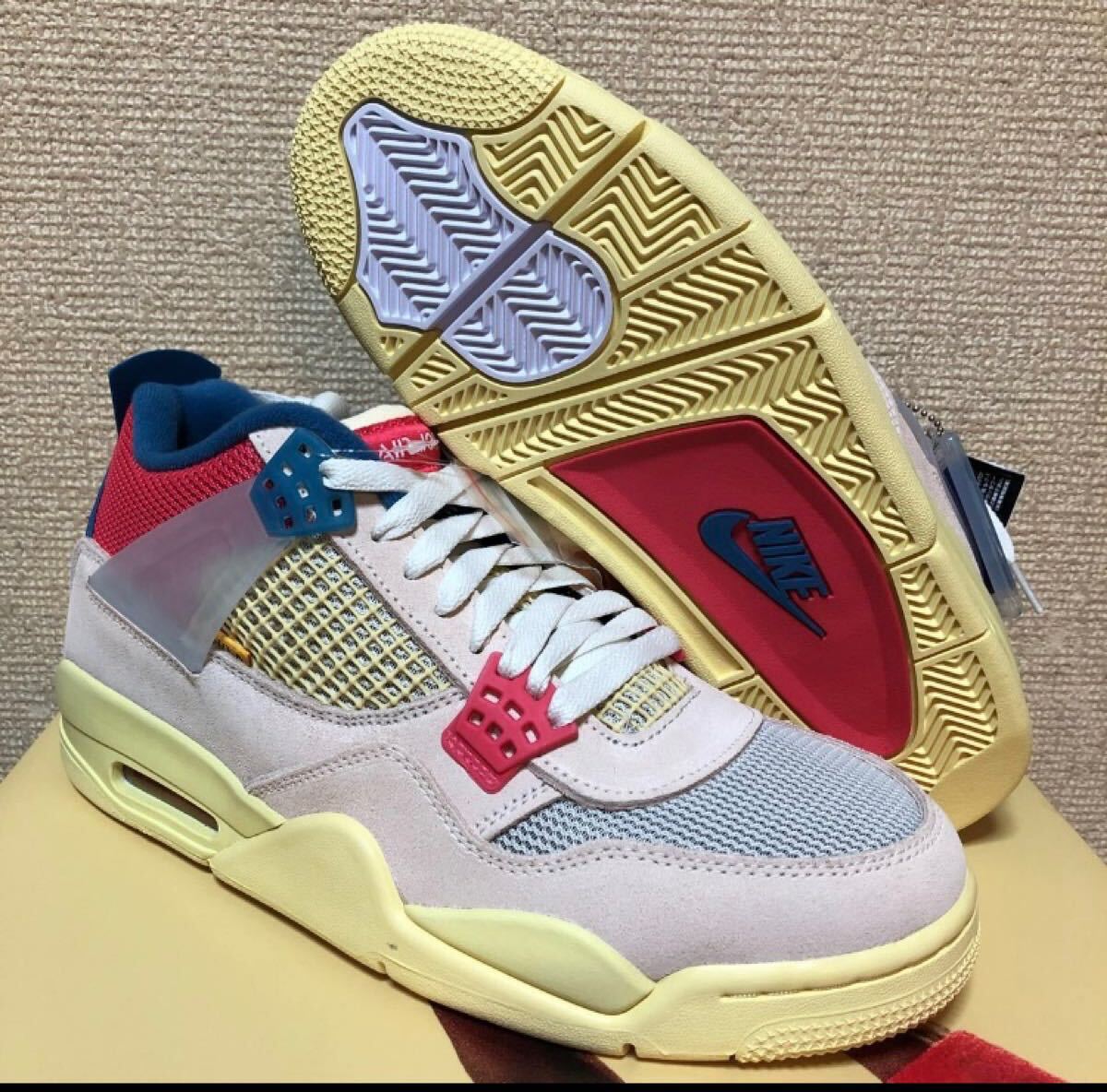 新品 未使用 UNION × NIKE AIR JORDAN 4 RETRO SP GUAVA ICE 26 新品 未使用 UNION × NIKE AIR JORDAN 4 RETRO SP GUAVA ICE 26
