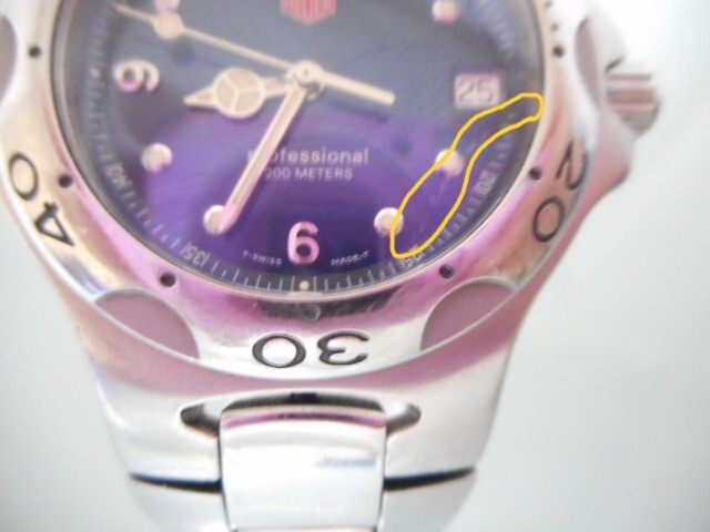 TAG HEUER/タグホイヤー　キリウム プロフェッショナル200M　WL1113 デイト クォーツ メンズ腕時(shí)計(jì)