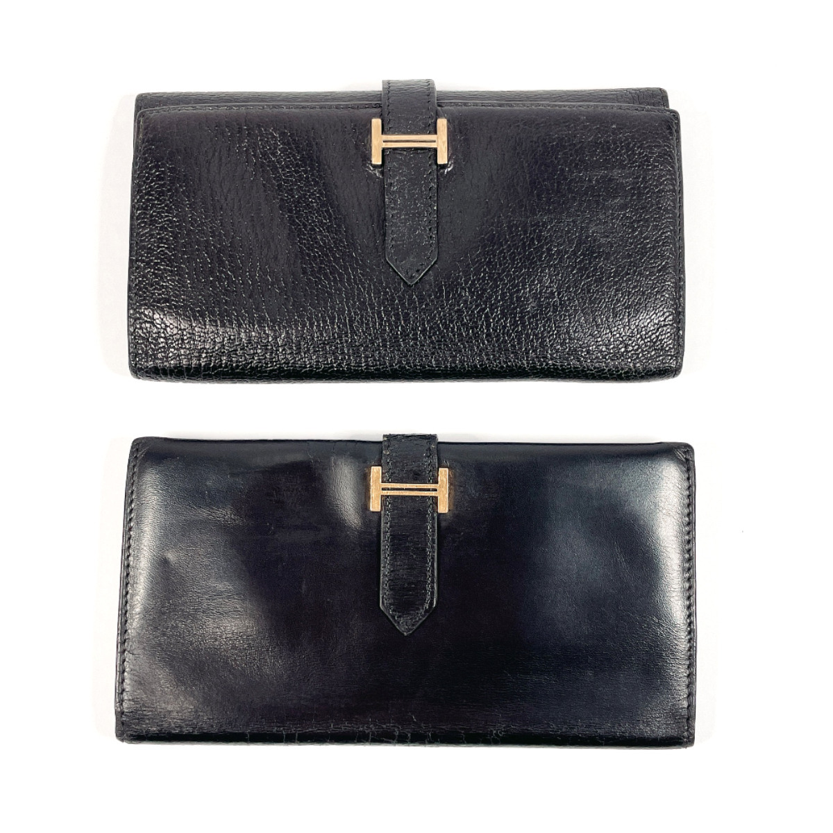 ☆1円〜☆エルメス HERMES 長財布 2点セット ボックスカーフ ☆1円〜☆エルメス HERMES 長財布 2点セット ボックスカーフ