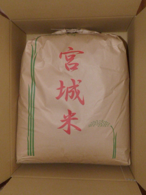 新米 もち米(餅米)　令和6年　宮城県産　こがねもち白米25kg(袋含む) 米袋の状態で発送