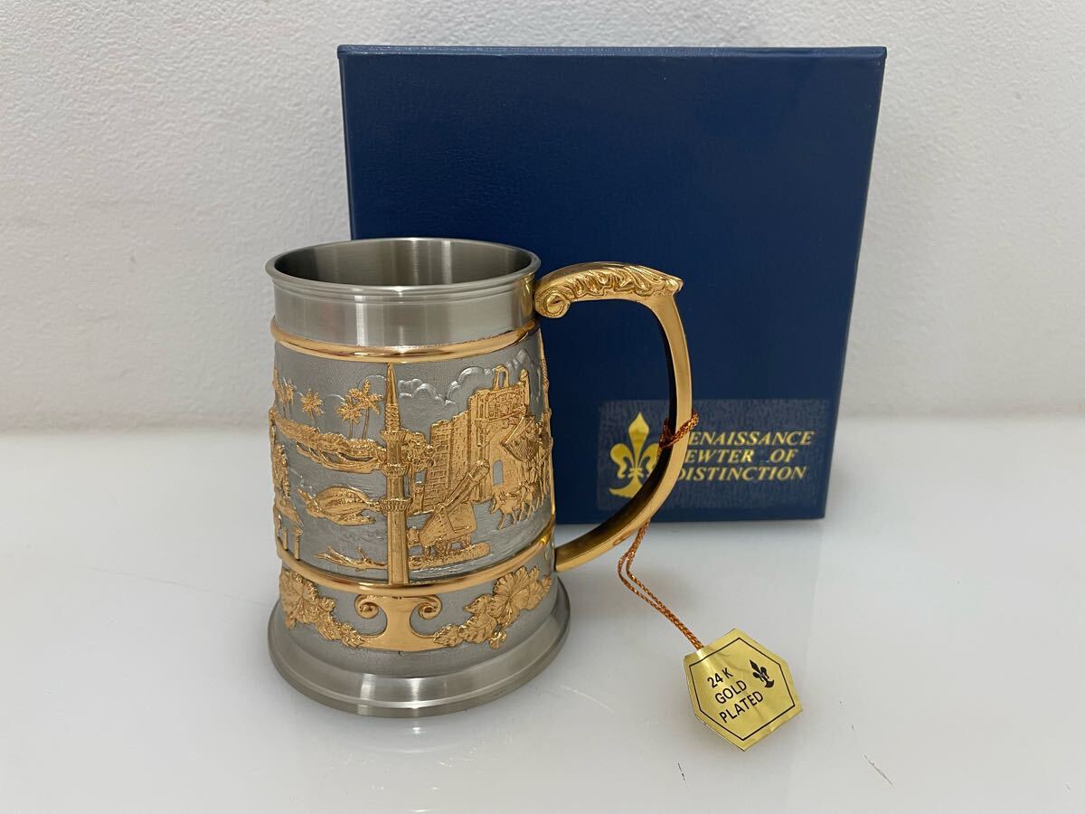 D(0410s1) 未使用 RENAISSANCE PEWTER 97% TIN 錫製品 D(0410s1) 未使用 RENAISSANCE PEWTER 97% TIN 錫製品