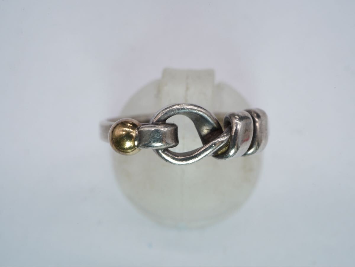 398】15.5号 Tiffany&Co ティファニー SILVER シルバー 925 750 398】15.5号 Tiffany&Co ティファニー SILVER シルバー 925 750