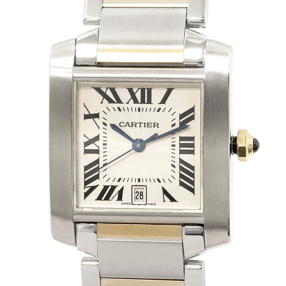 カルティエ タンク フランセーズ LM W51005Q4 メンズ