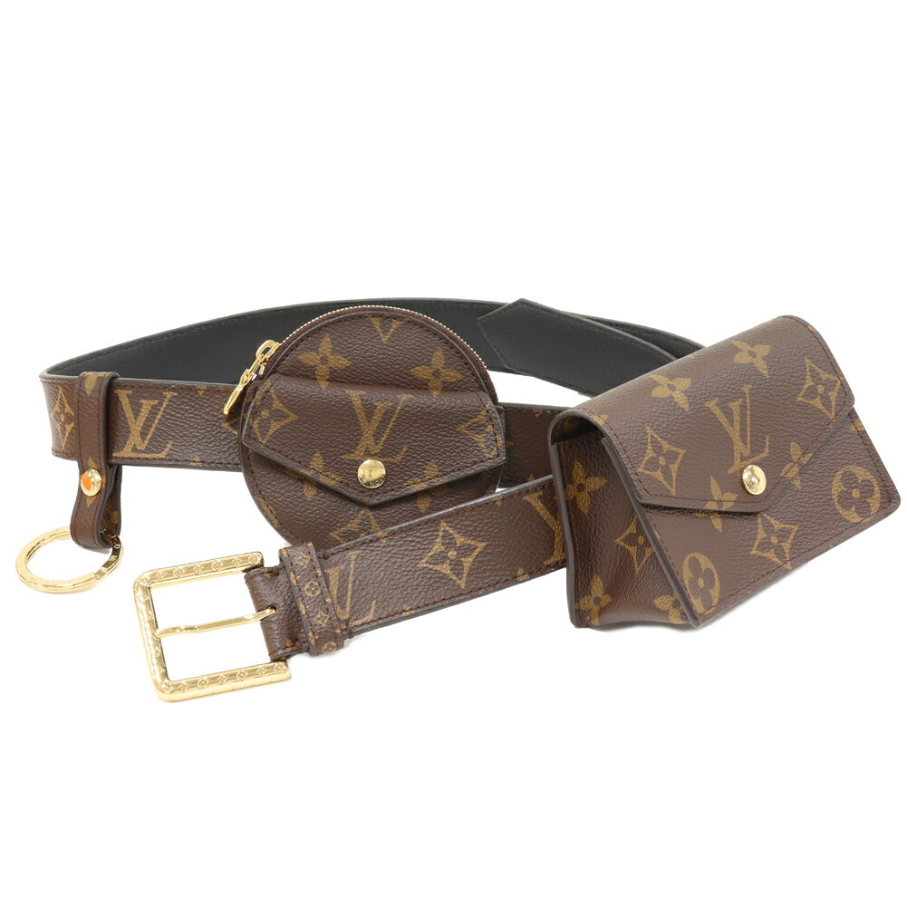 ルイヴィトン ポーチ付きベルト モノグラム サンチュール デイリー マルチポケット M0236W(M0236)_画像1