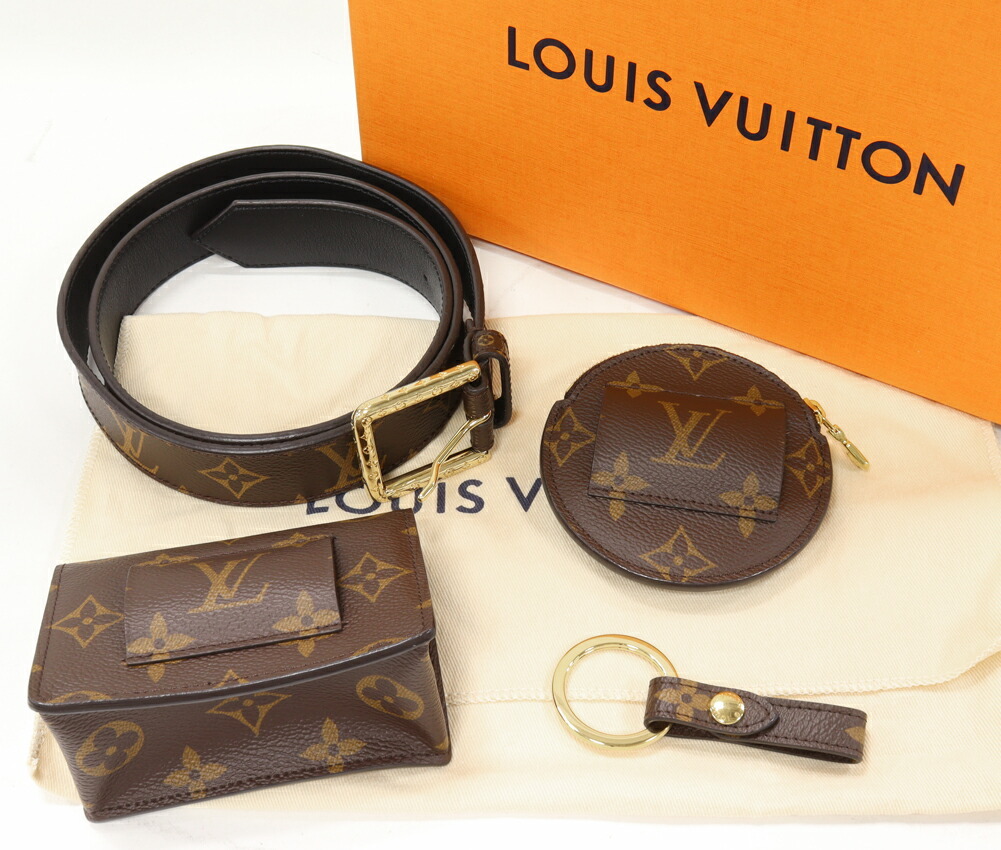 ルイヴィトン ポーチ付きベルト モノグラム サンチュール デイリー マルチポケット M0236W(M0236)_画像2