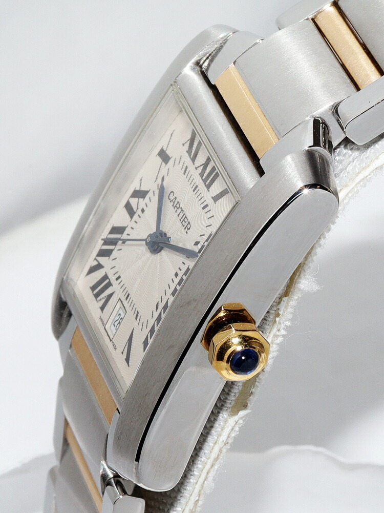 カルティエ タンク フランセーズ LM W51005Q4 メンズ