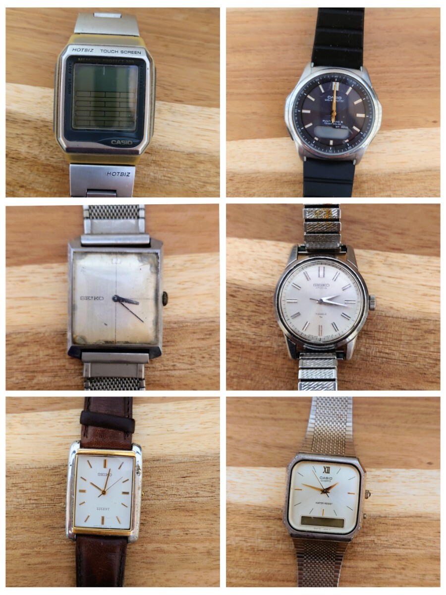 ジャンク腕時計29個まとめて/ SEIKO / CITIZEN / CASIO /G ジャンク腕時計29個まとめて/ SEIKO / CITIZEN / CASIO /G