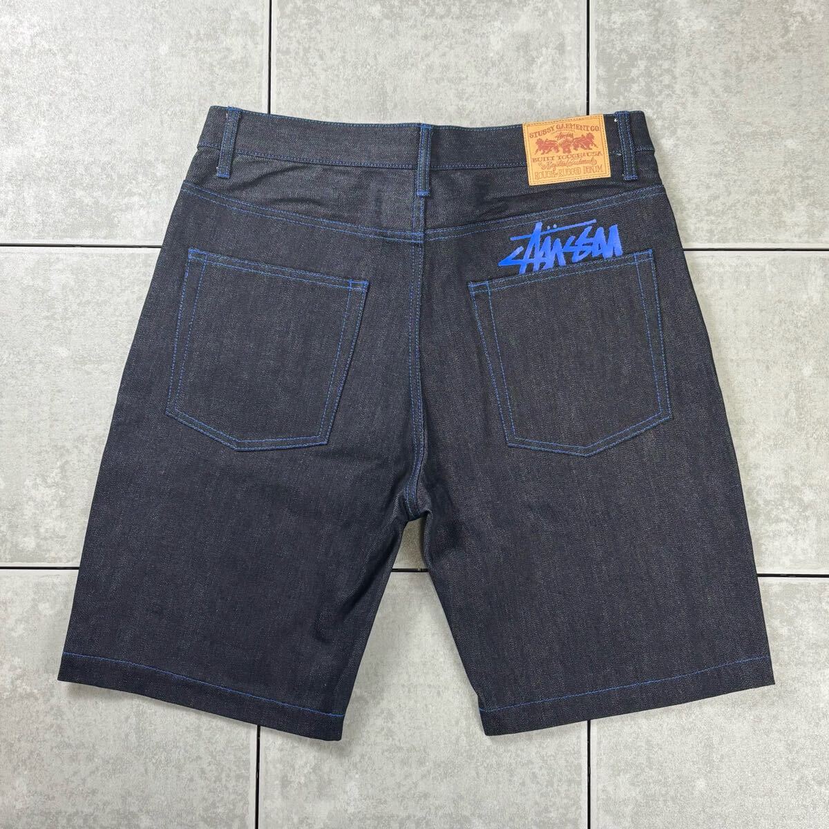 Rare 00s OLD STUSSY rough and rugged denim shorts Rare 00s OLD STUSSY rough and rugged denim shorts