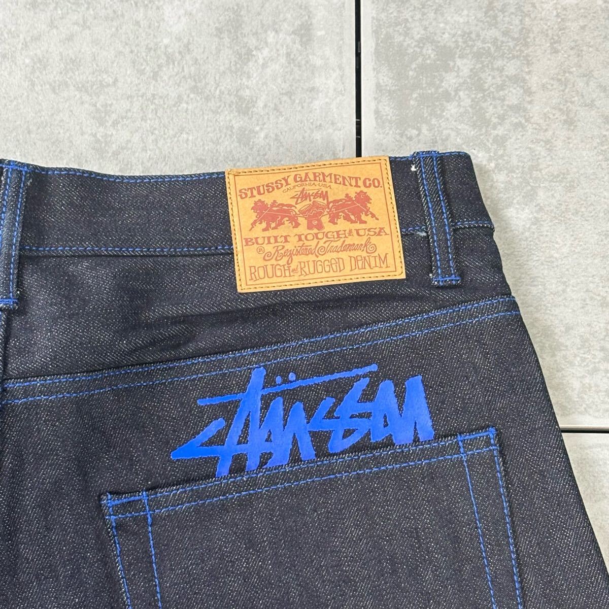 Rare 00s OLD STUSSY rough and rugged denim shorts Rare 00s OLD STUSSY rough and rugged denim shorts