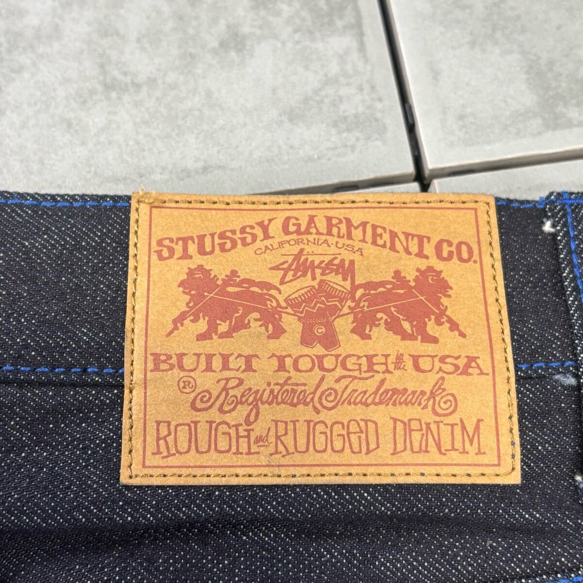 Rare 00s OLD STUSSY rough and rugged denim shorts Rare 00s OLD STUSSY rough and rugged denim shorts
