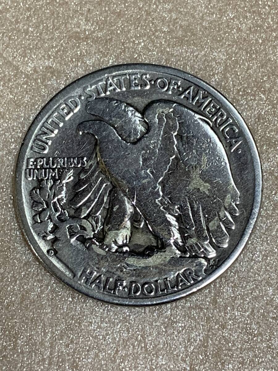 アメリカ ウォーキングリバティ ハーフダラー 銀貨 1943年 50 アメリカ ウォーキングリバティ ハーフダラー 銀貨 1943年 50