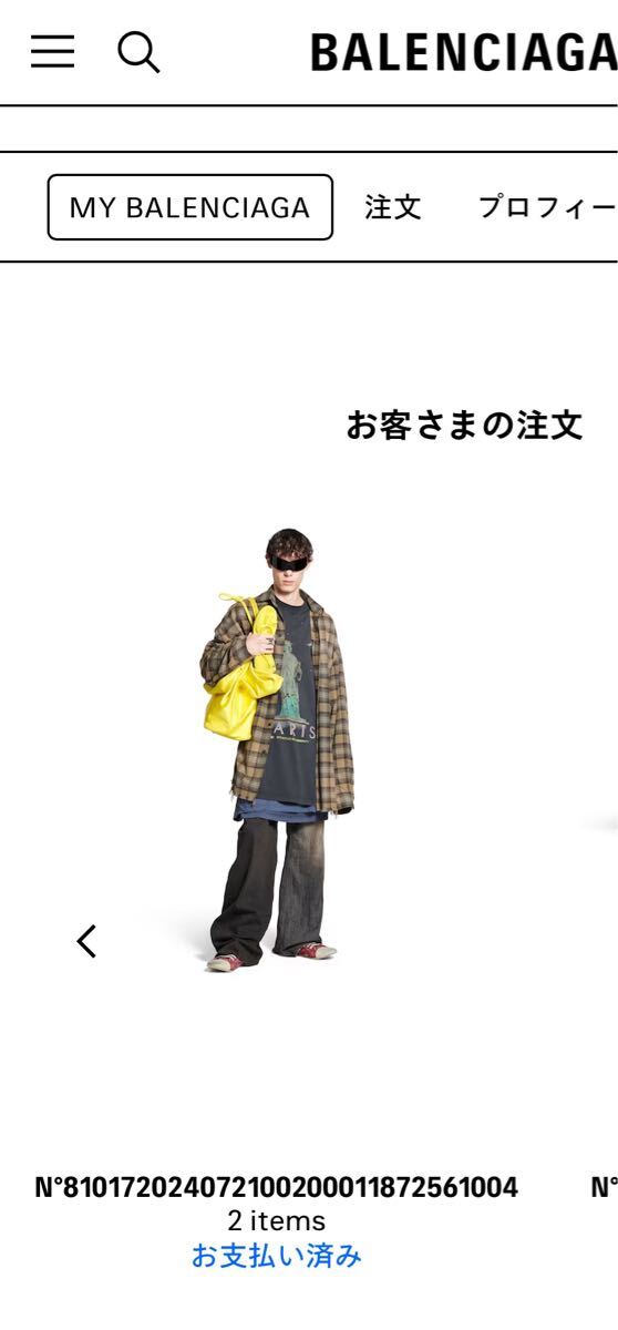 balenciaga 24 fall レイヤード ドッキング ネルシャツ チェック balenciaga 24 fall レイヤード ドッキング ネルシャツ チェック