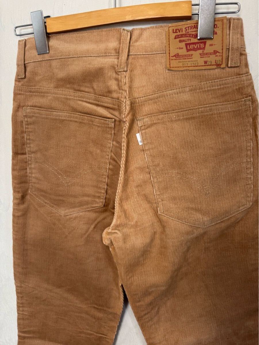 リーバイス LEVI'S コーデュロイパンツ 517 未使用 W29 L32 リーバイス LEVI'S コーデュロイパンツ 517 未使用 W29 L32