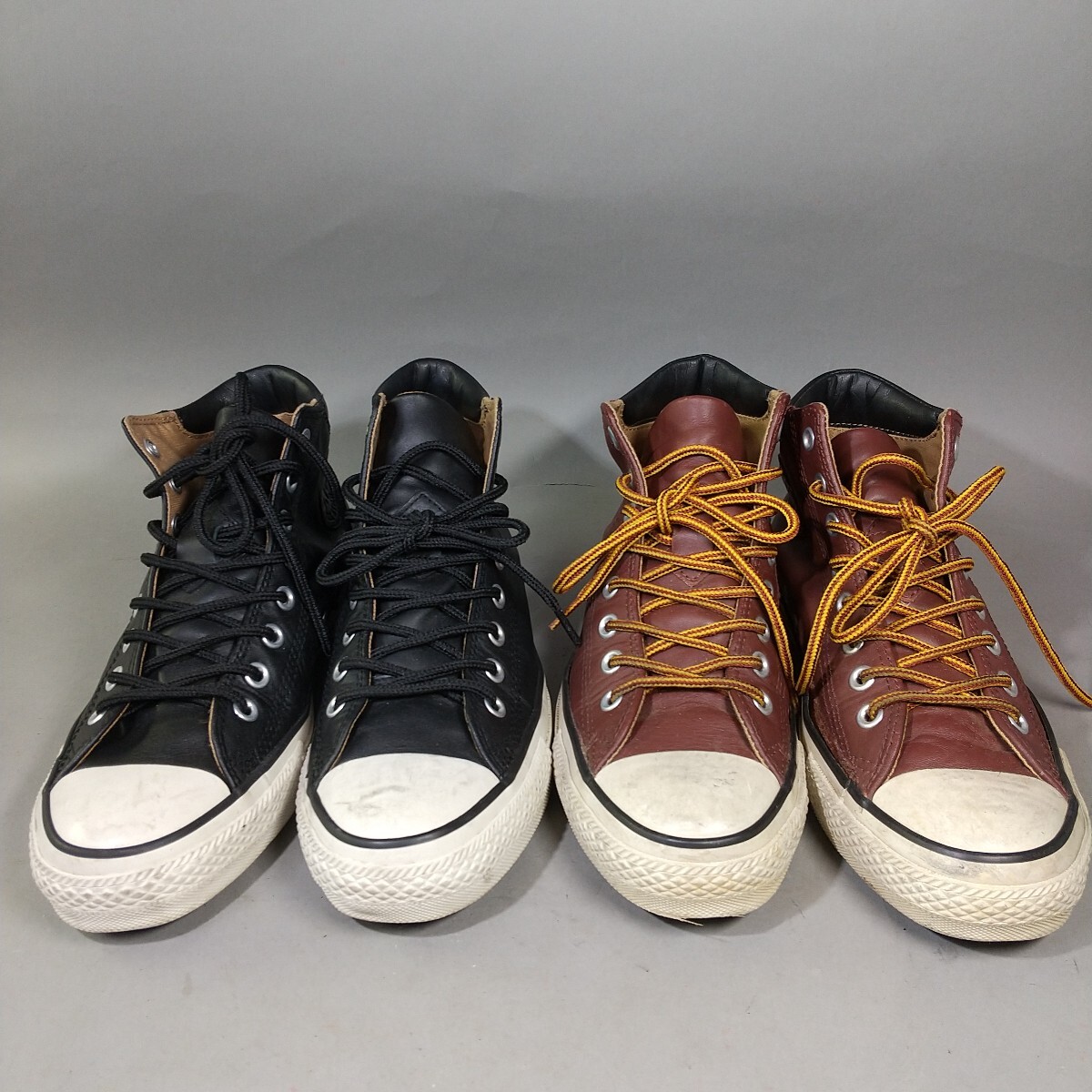 6794○同梱NG CONVERSE コンバース ハイカット レザースニーカー 6794○同梱NG CONVERSE コンバース ハイカット レザースニーカー