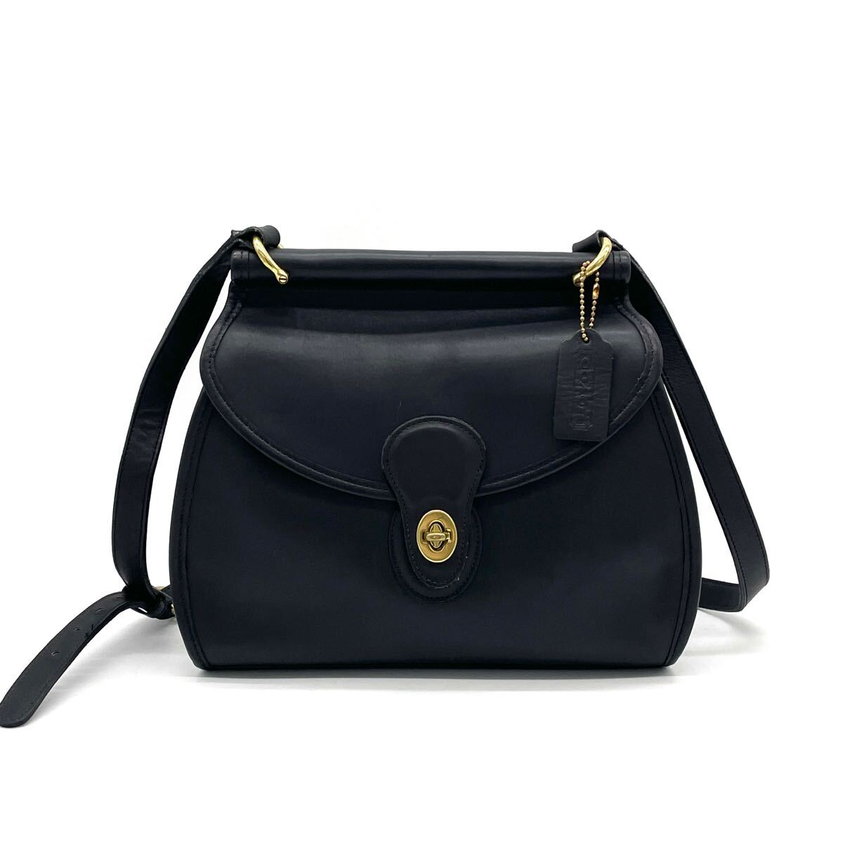1円 極美品 COACH オールドコーチ カーフレザー ブラック 1円 極美品 COACH オールドコーチ カーフレザー ブラック