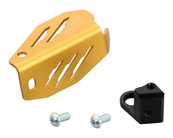 キタコ KITACO モンキー125 JB02/JB03用 アルミマスターシリンダーガード ゴールド 0900-771-99000_画像1