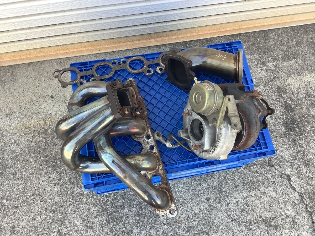 SR20DET タービン、社外エキマニ、アウトレットパイプセット SR20DET タービン、社外エキマニ、アウトレットパイプセット